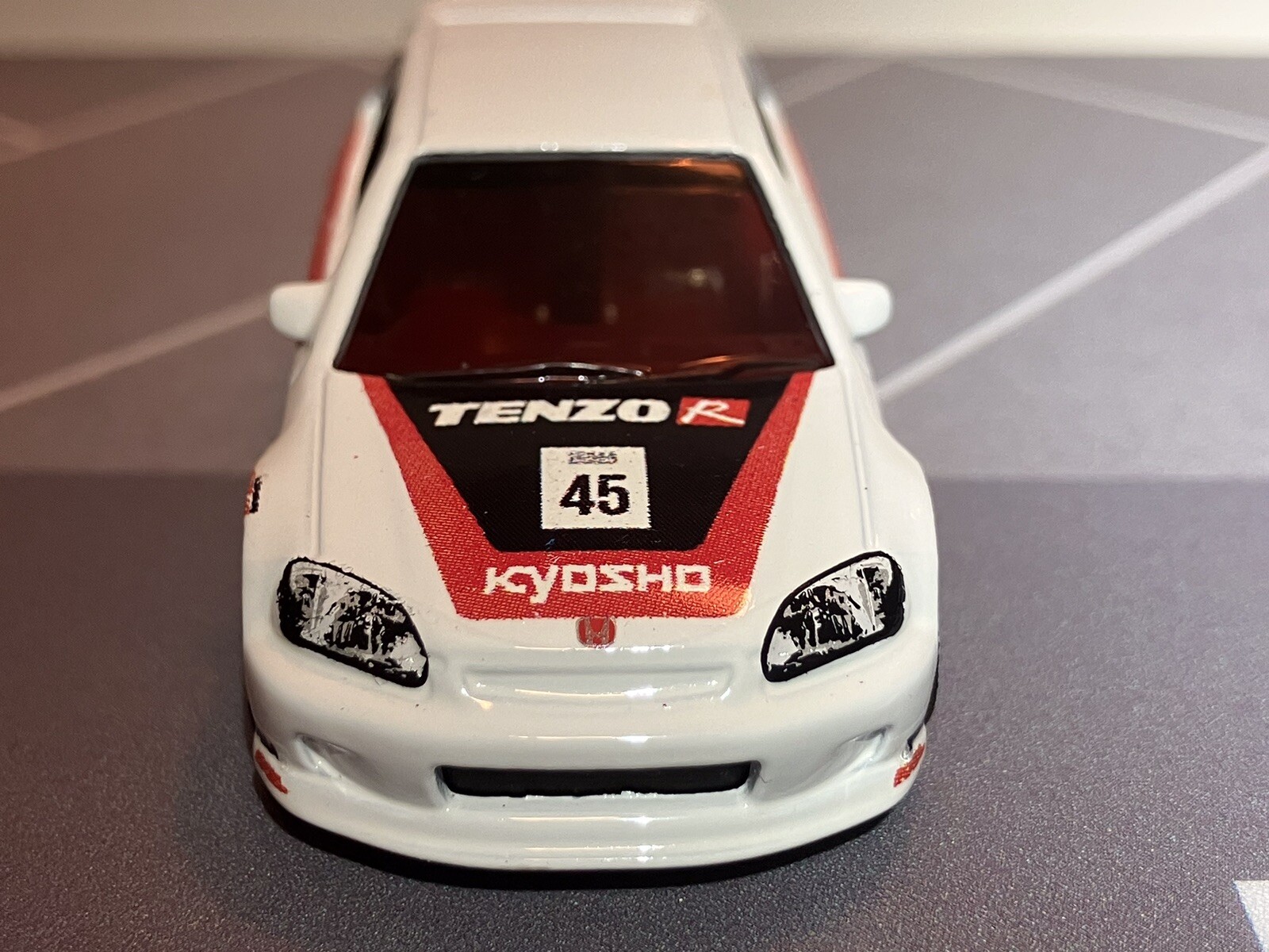 1/64 Custom Hot Wheels 1999 HONDA CIVIC TYPE R (EK9) w/real riders TENZO Custom