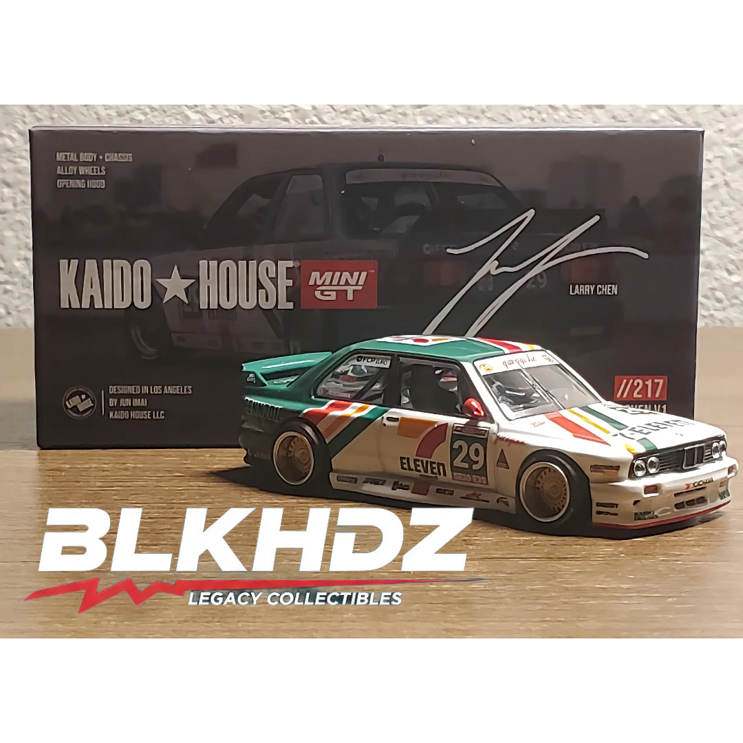 Kaido House x Mini GT BMW M3 Larry Chen 7-Eleven 1/64 KHMG217
