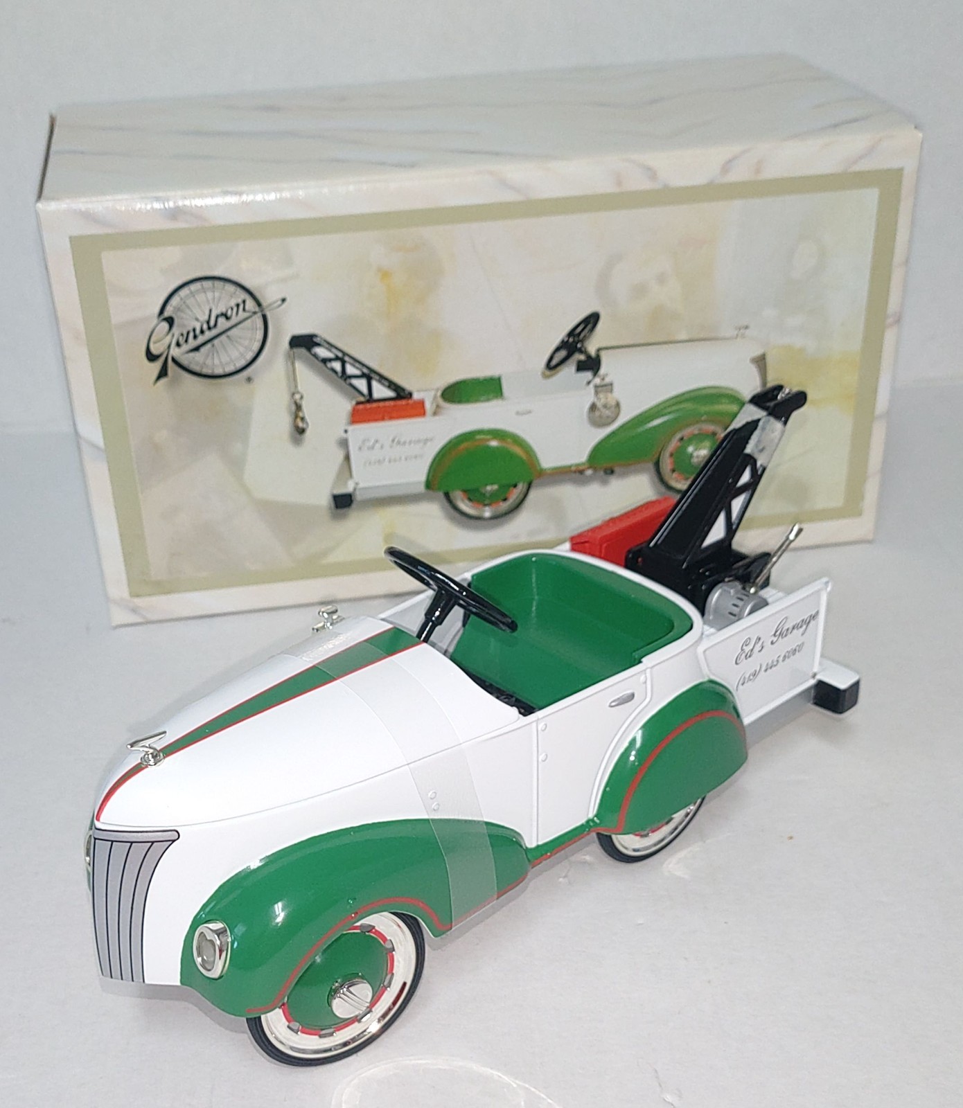 1940 Gendron Ed’s Garage Tow Truck Pedal Car 1:6 Scale Die Cast Replicas NIB