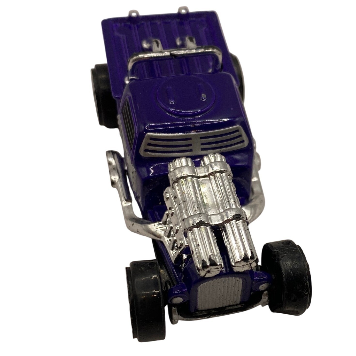 Maisto Leadslinger Purple Custom Hot Rod Diecast Pickup Truck 1/64 Scale Toy