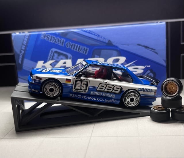 Kaido House x Mini GT 1:64 BMW M3 Kaido Touring Champ V1 BBS Blue #223
