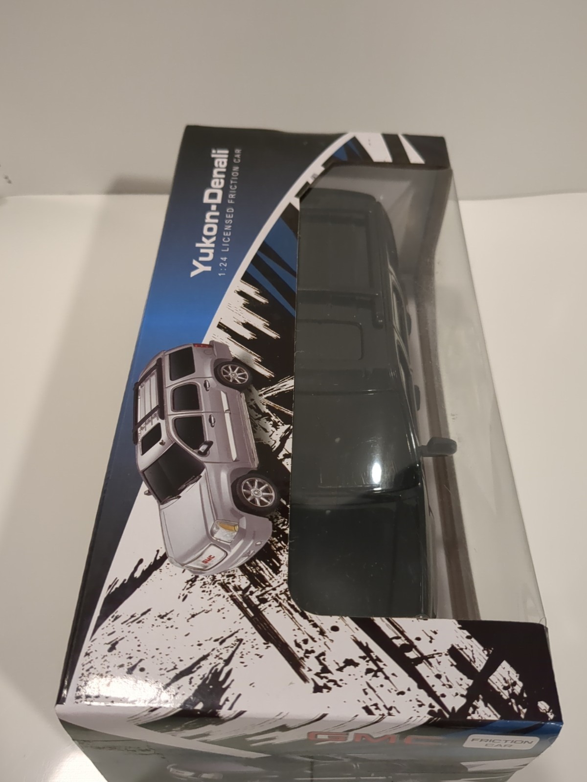 GMC Yukon Denali Black 1:24 1/24 Scale Official Licensed Friction Car Model NIB