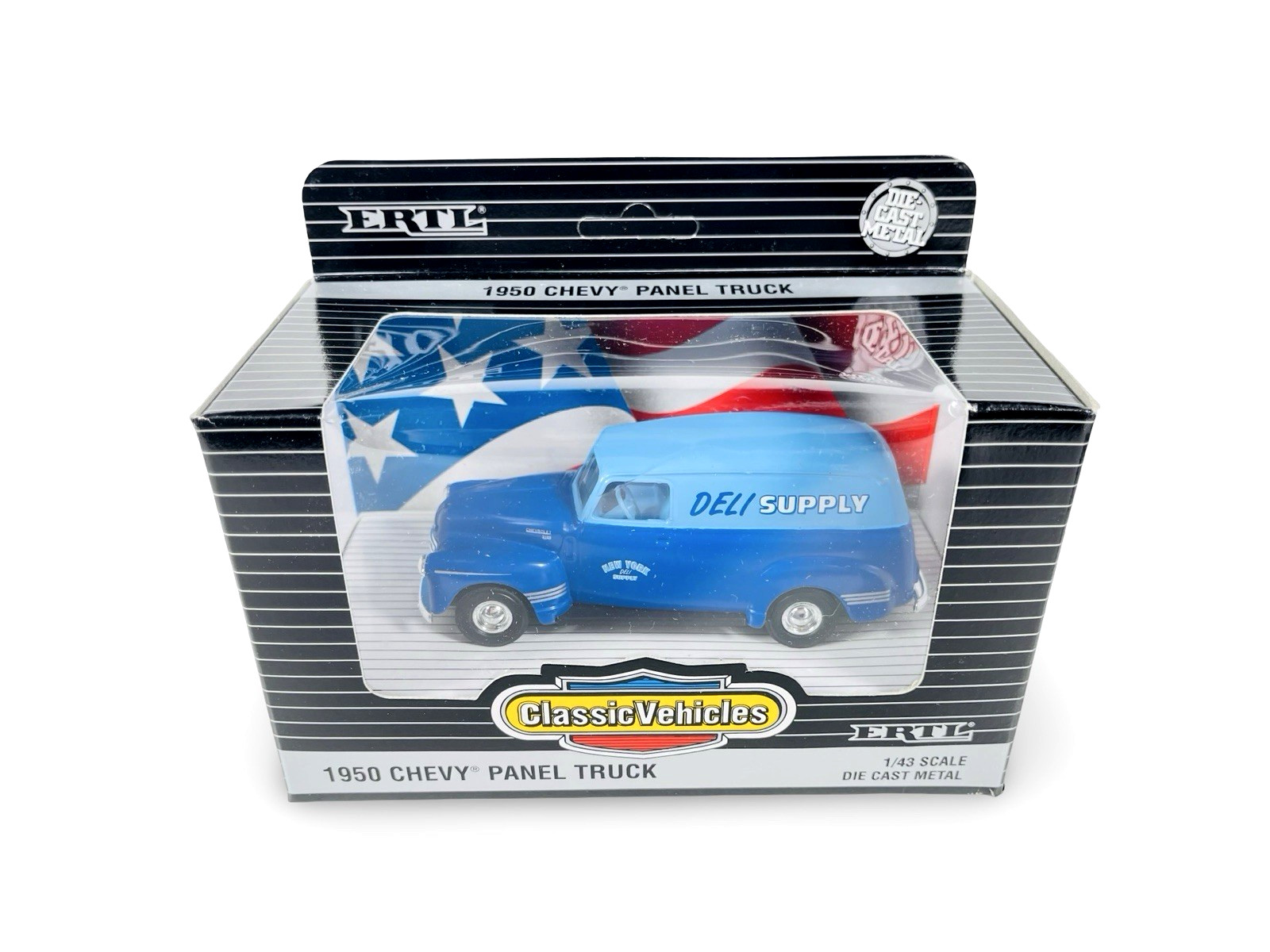 Qty 4 Ertl Delivery Woody & Panel Trucks, Pick-Up Die Cast~ NRFB 1:43 O Scale