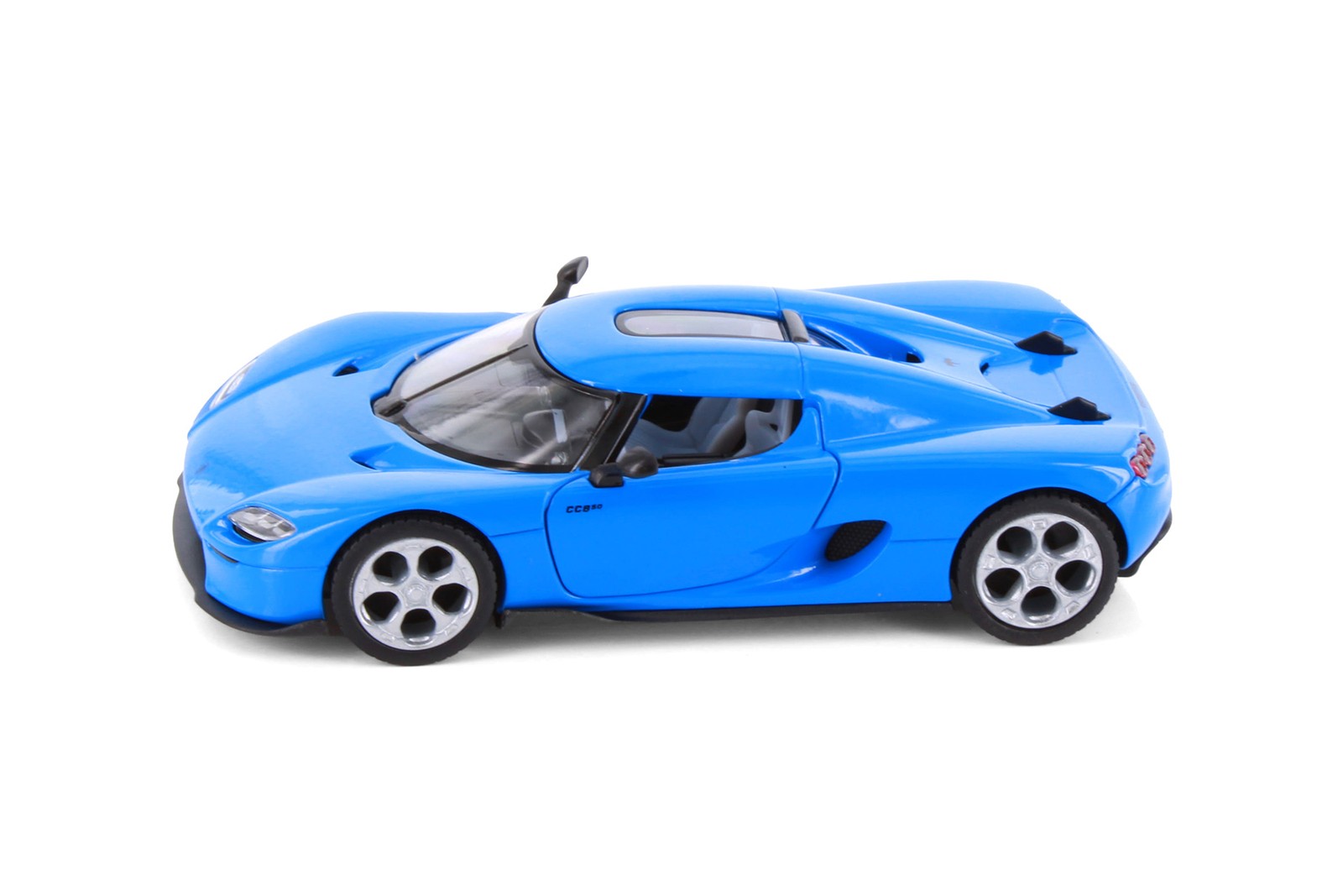 Koenigsegg CC850, Blue – Kinsmart 5485D – 1/34 Scale Diecast Model Toy Car