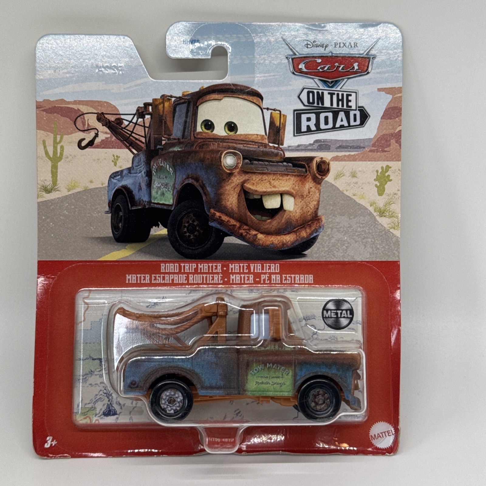 *CREASED BOX* 2022 Disney Pixar Cars 1:55 – ROAD TRIP MATER Die Cast – HHT96