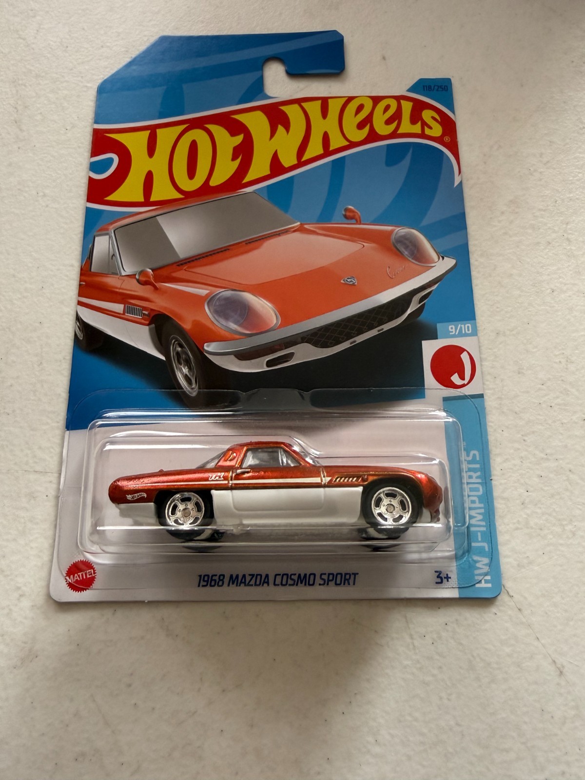 Hot Wheels HW J-Imports 1968 Mazda Cosmo Sport Super Treasure Hunt BM6