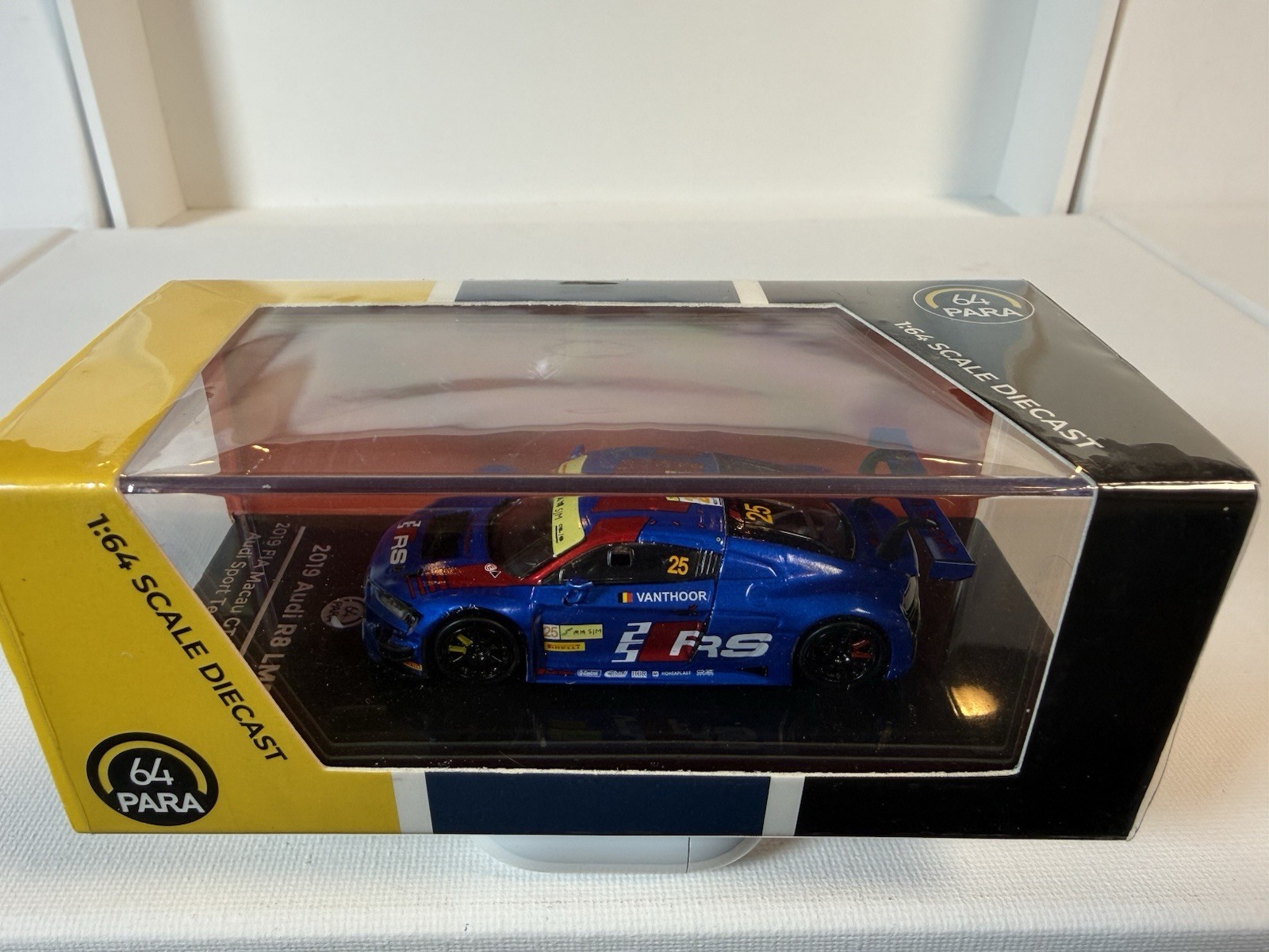 🔥64 Para 1:64 AUDI R8 LMS 2019 FIA Macau GT World Cup Audi Sport Team WRT #25🔥