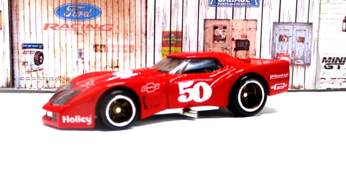 2026 Hot Wheels Vintage Racing ‘ 76 Greenwood Corvette Real Riders New/Loose!