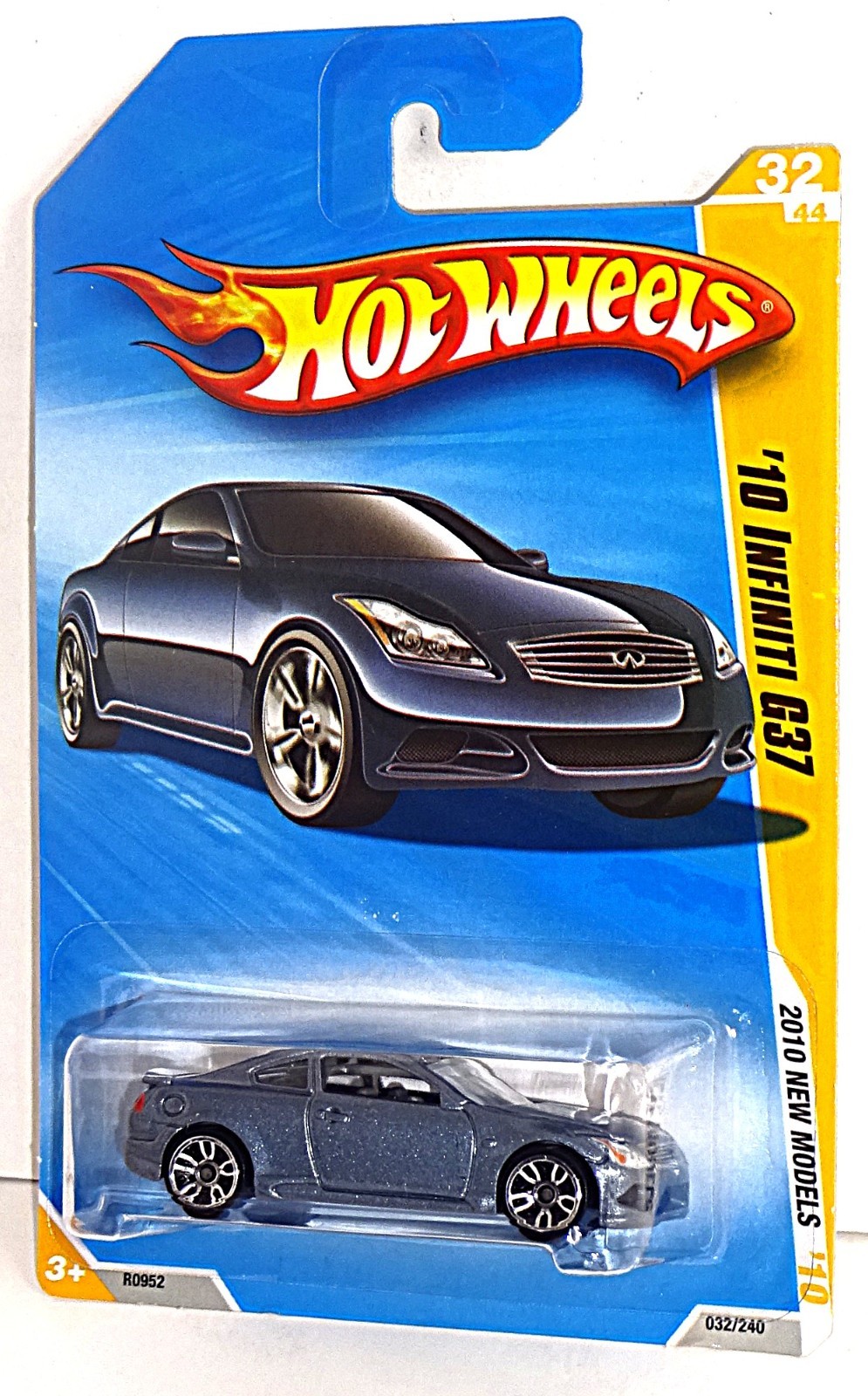 Hot Wheels 2010 New Models #32 ’10 Infiniti G37 Mtflk Light Blue w/ J5s