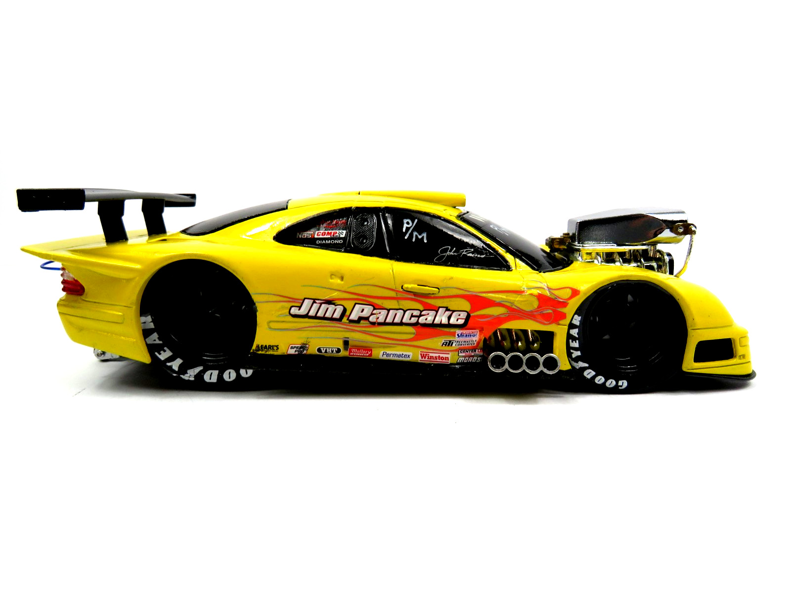 MUSCLE MACHINES/MAISTO 1/18 67 MERCEDES CKL-GTR PRO-MOD