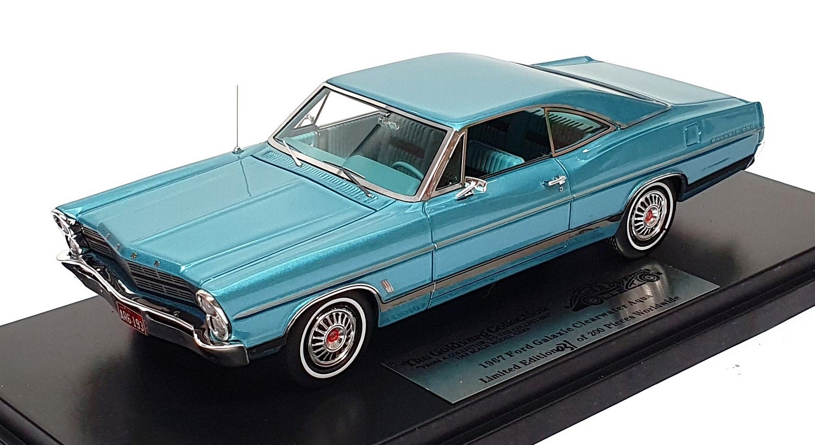 Goldvarg 1/43 Scale GC-079A – 1967 Ford Galaxie – Clearwater Aqua