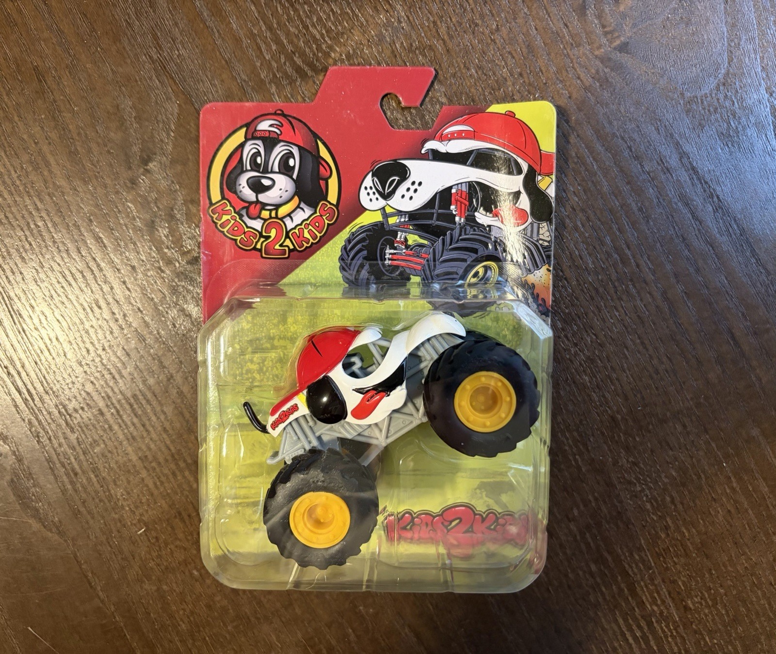 KIDS2KIDS OFFICIAL MONSTER JAM TRUCK SPIN MASTER 1 OF 5000 EXCLUSIVE YOUTUBE DOG