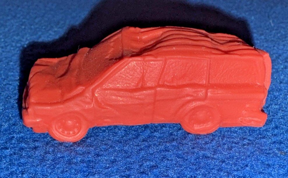 Hot Wheels Monster Jam Crash & Carry Arena Rubber Plastic Crushed Mini Van 2016