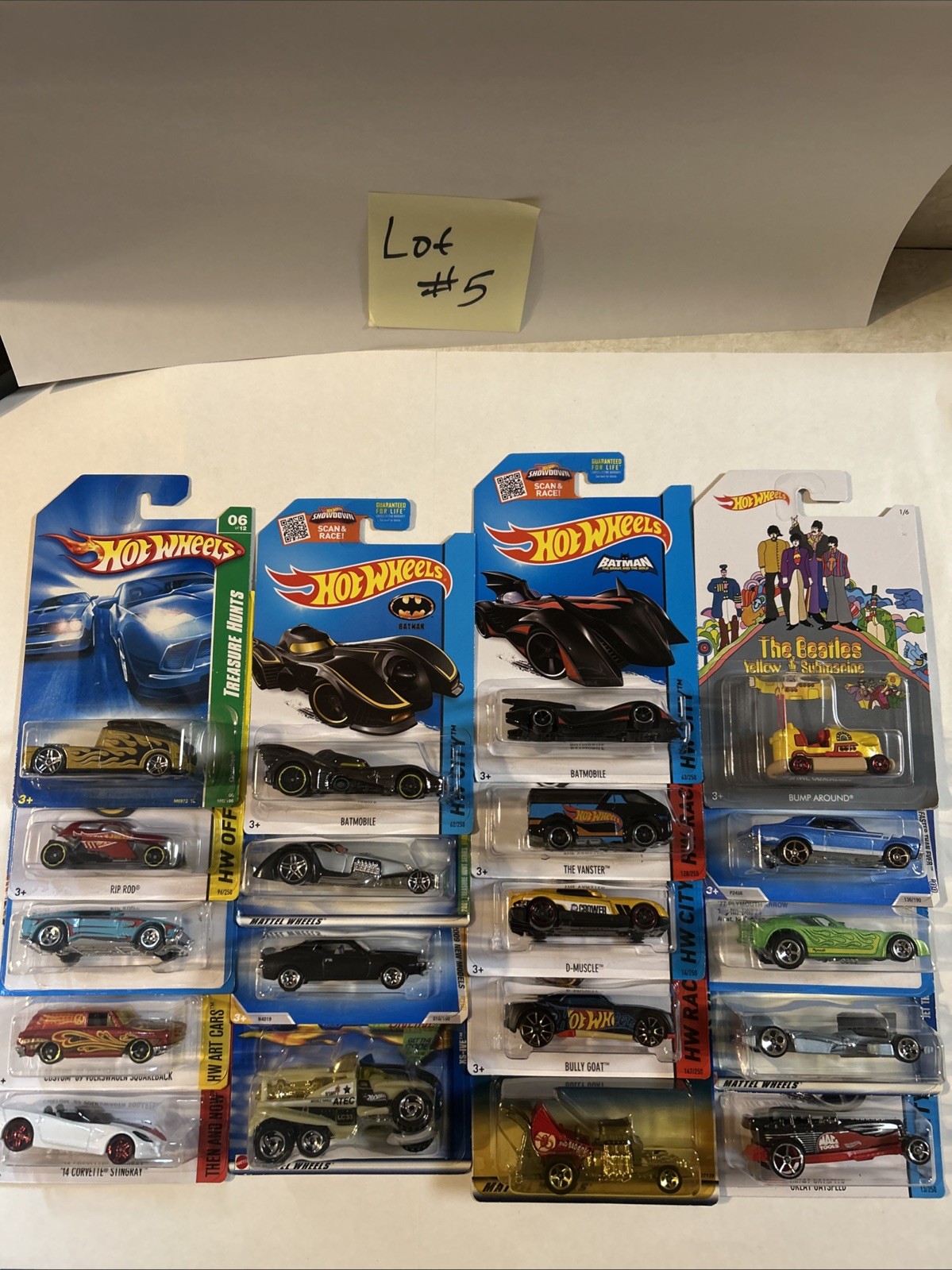 Hot Wheels Lot Of 20 Cars- Various Years, Sets, Series And Models – Unopened