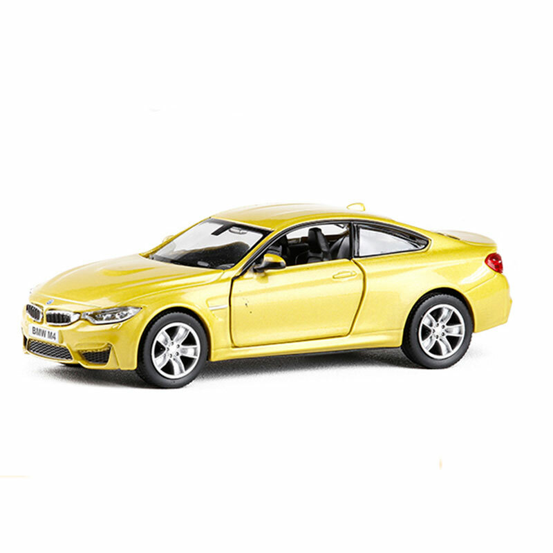 1/36 Scale M4 Model Car Metal Diecast Toy Cars Boys Toys for Kids Gifts Gold