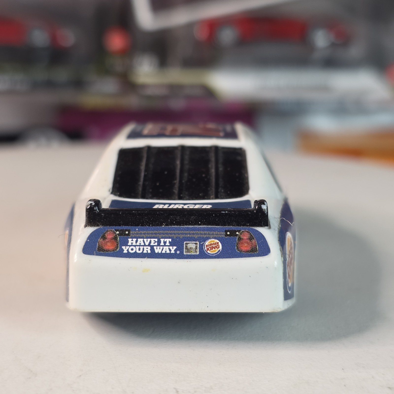 Burger King Tony Stewart Stewart Hass #14 NASCAR Rev-N-Go Race Car
