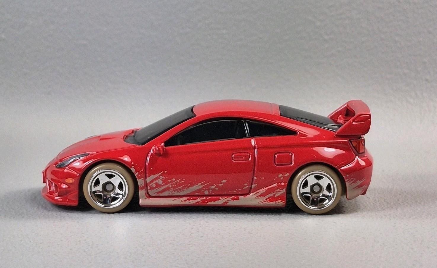 2001 TOYOTA CELICA Diorama Collectible DieCast Model Car 1:64 Red LOOSE