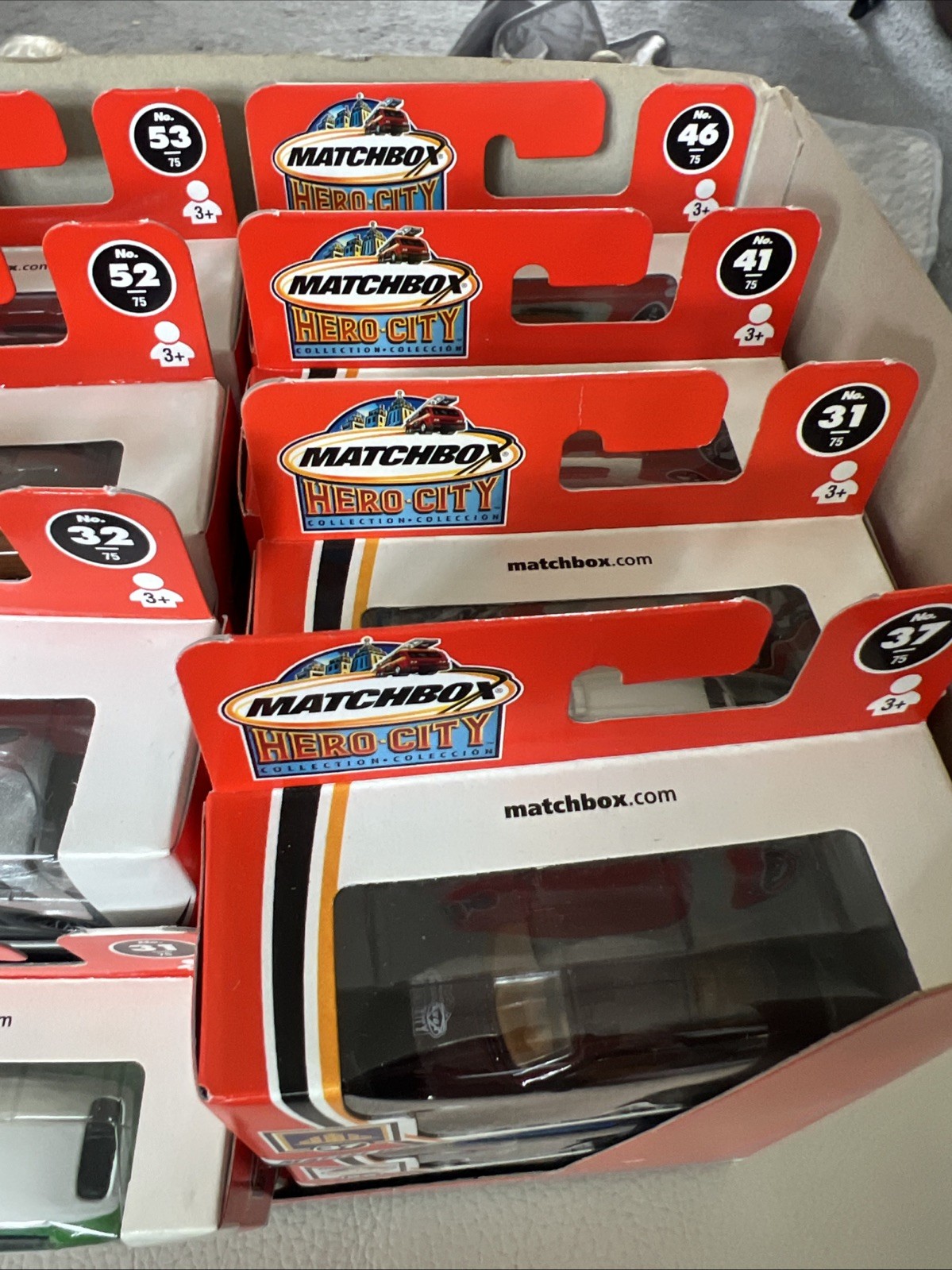 matchbox boxed cars Hero City Vintage job lot 35 various cars.