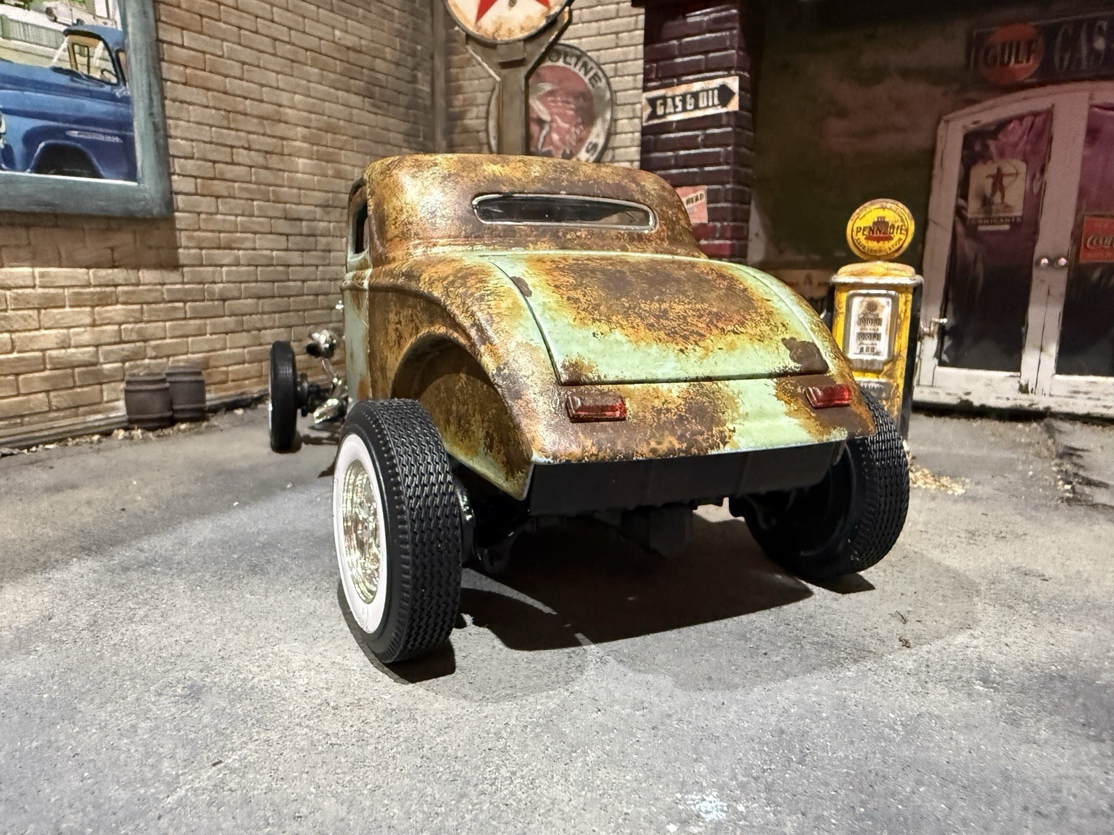1932 Ford Rat Rod Rusty Weathered Patina 1/18 Diecast