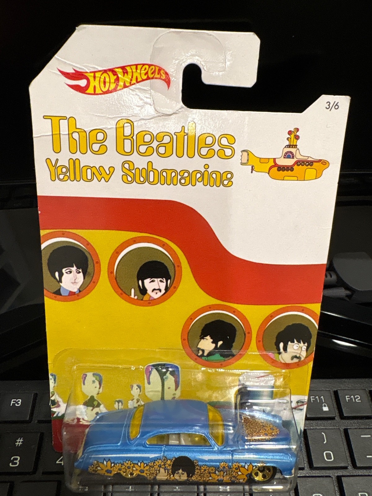 Fish’d N Chip’d 2016 Mattel Hot Wheels The Beatles Yellow Submarine #3/6 Paul