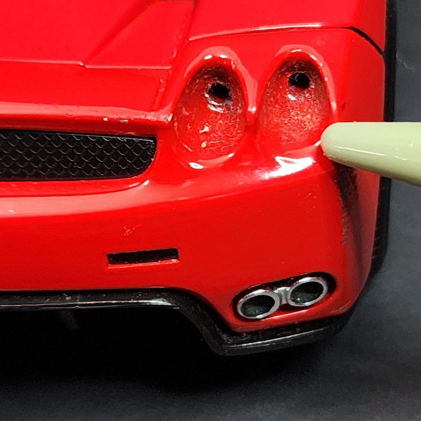 Rare Mattel Retro 2002 Y2K Hot Wheels Ferrari Enzo 1:18 Red Car Vtg Diecast V12