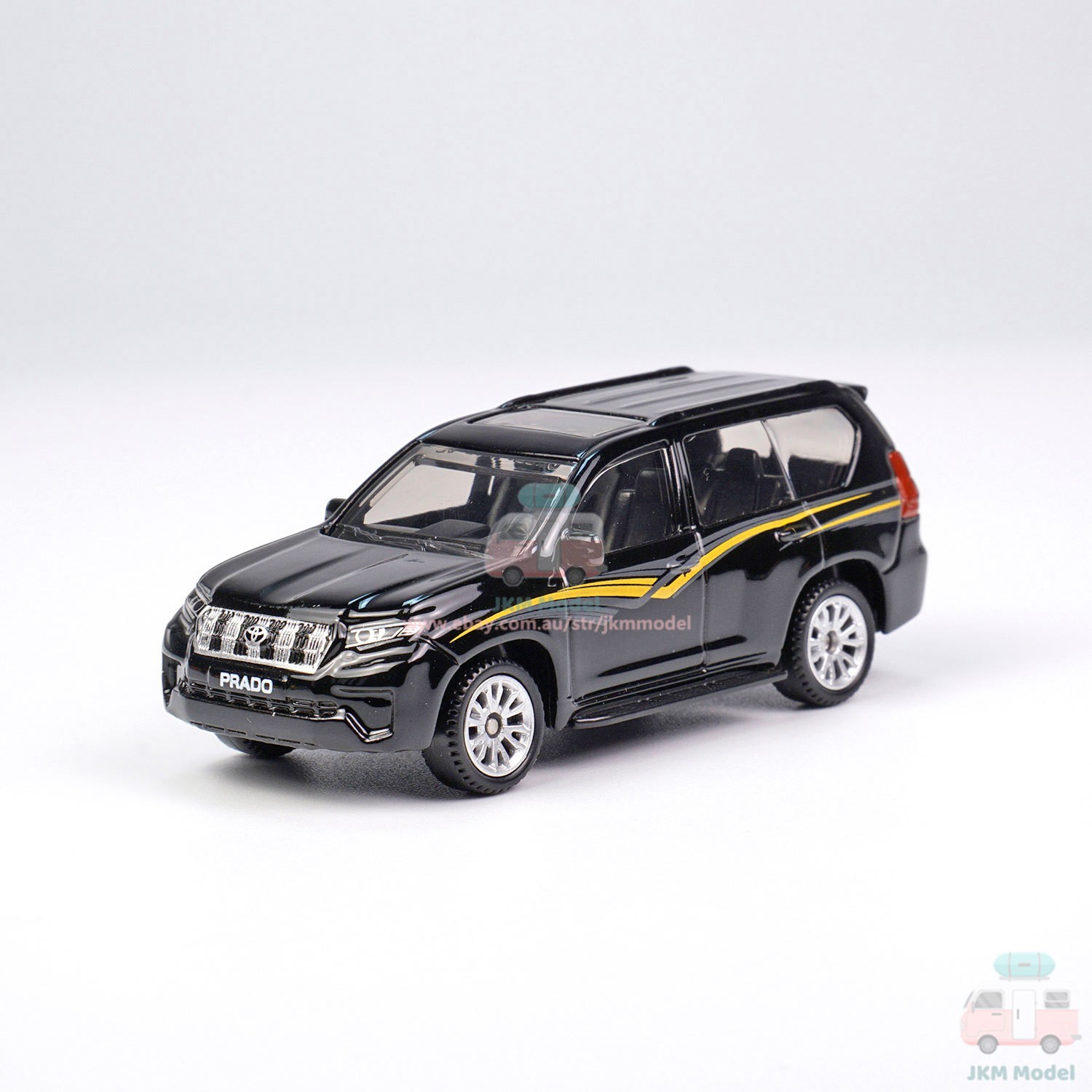 1:64 Toyota Land Cruiser Prado Model Car Diecast Vehicle Collection Gift Black