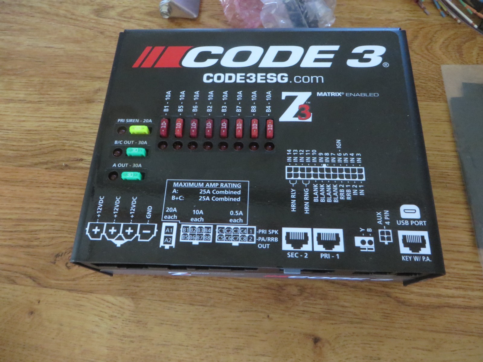 CODE3 Z3S MATRIX ROTARY KNOB MFG 2022 UNDER WARRANTY TELL 2027 NEW IN BOX