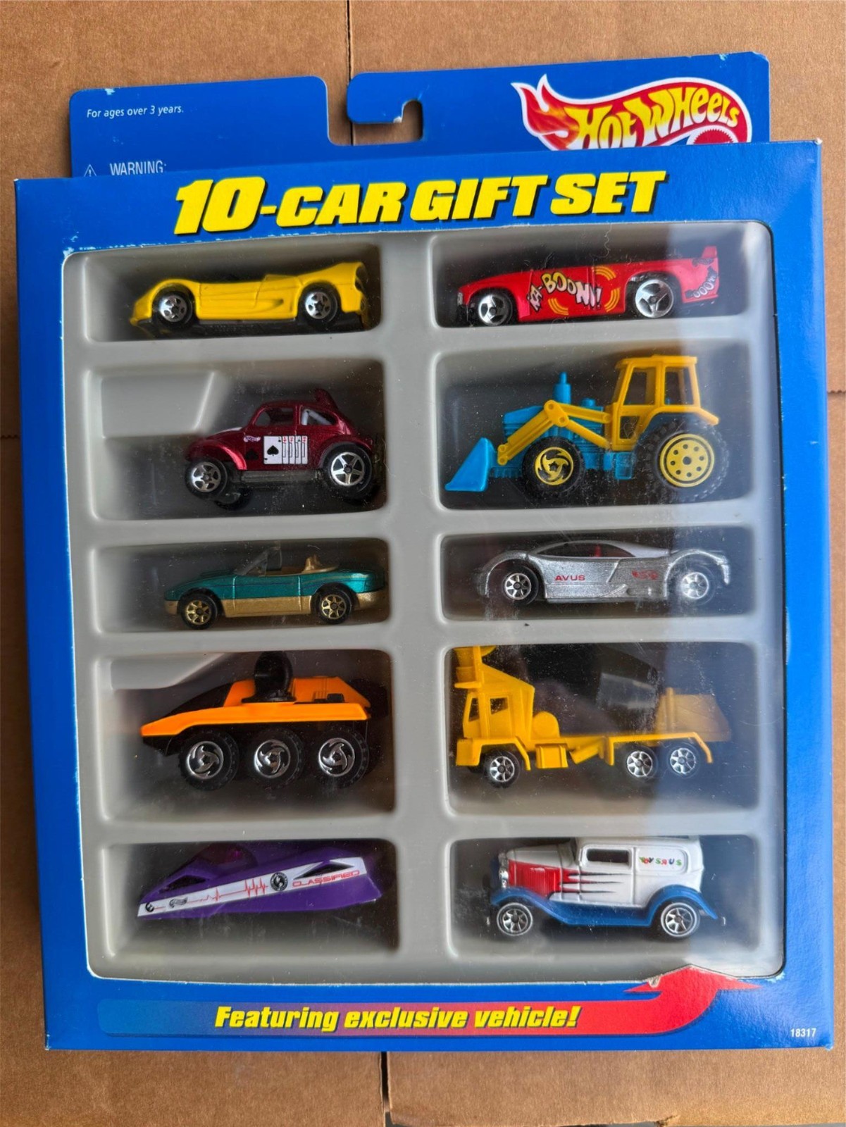 Hot Wheels 1997 Toys’R’us Featuring Exclusive Vehicles 10 Car Gift Pack B4