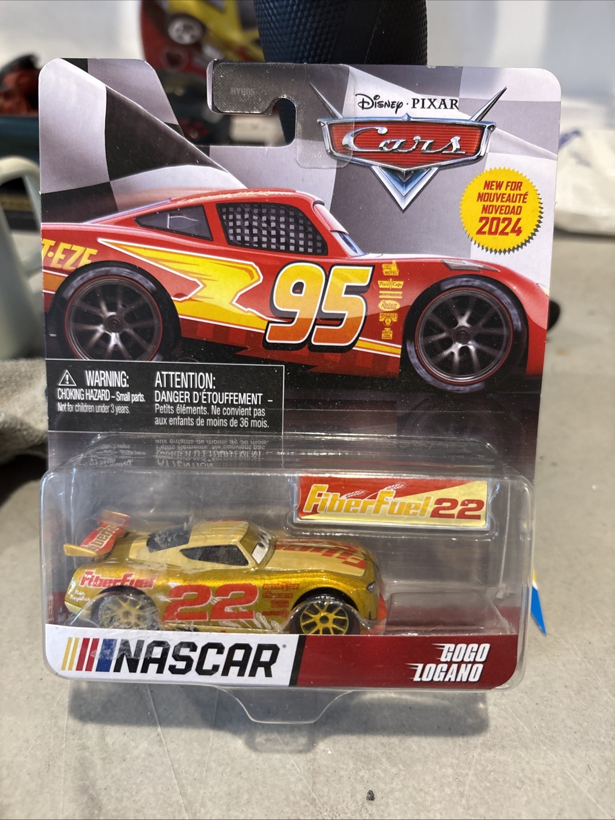 Disney Pixar Cars NASCAR Gogo Logano FiberFuel 22 NEW