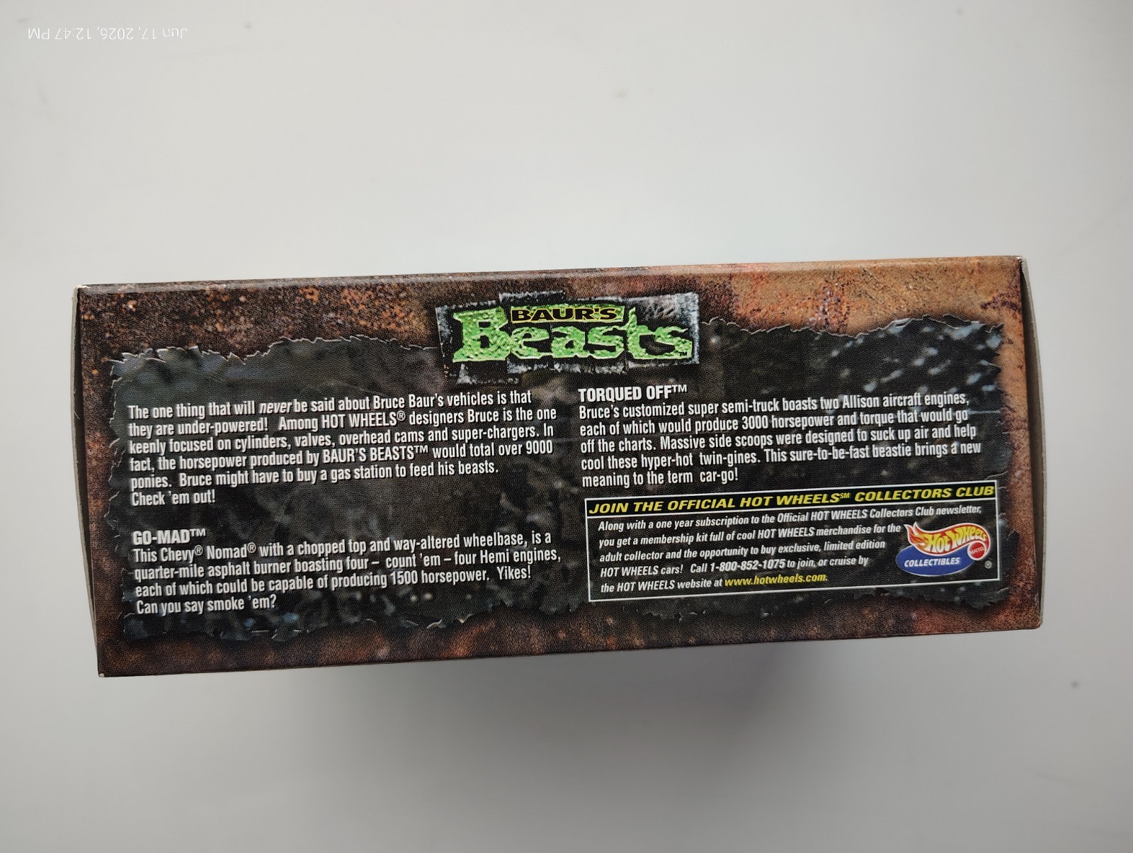Hot Wheels – Baur’s Beasts – Hot Rod Series 3 – 1999