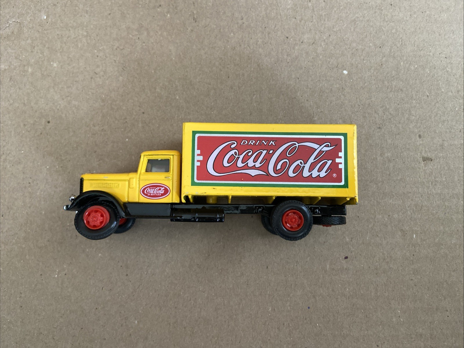 Five Vintage Hartoy Die-Cast Toy Trucks Coca-Cola / Fram /Ray-O-Vac / Hershey’s