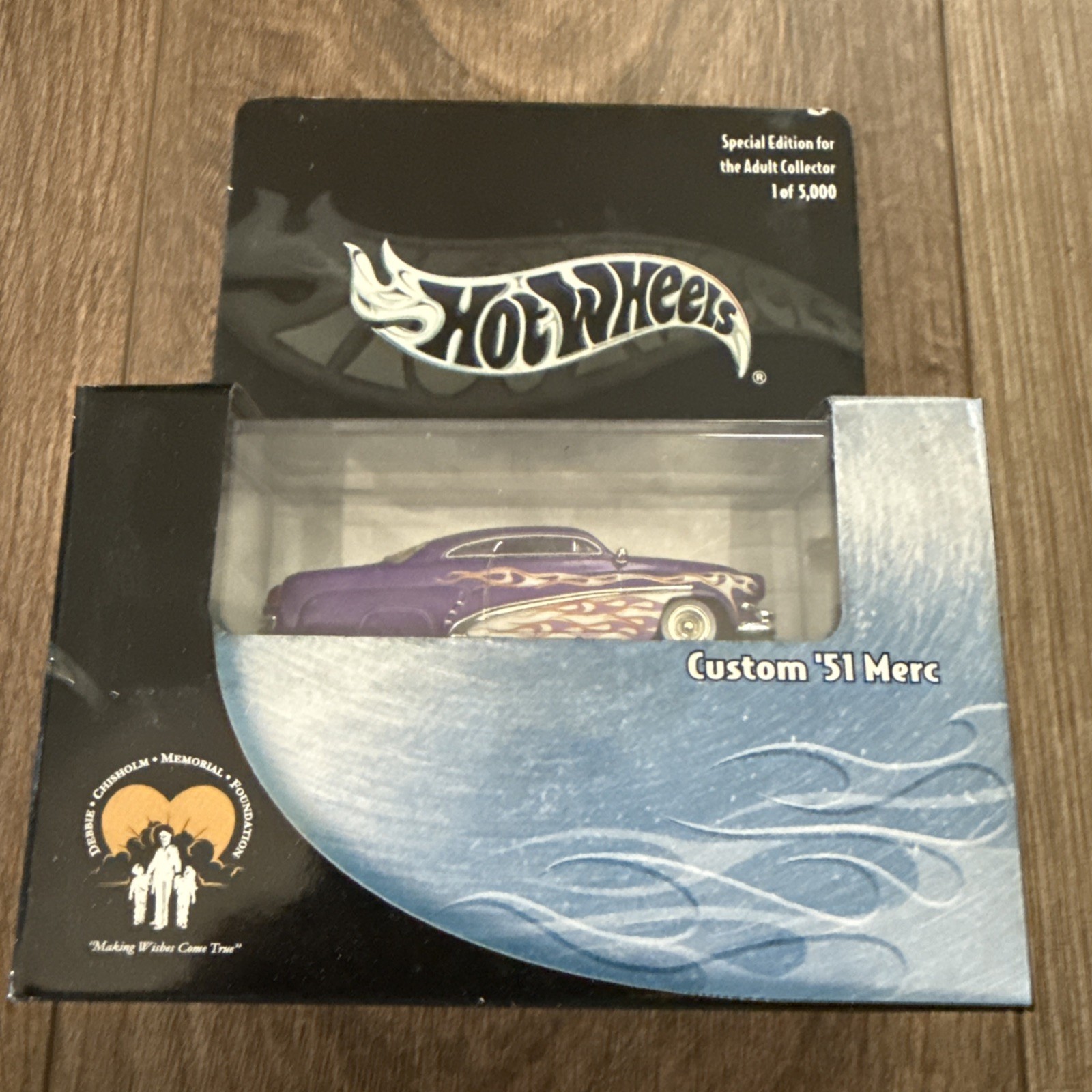 Hot Wheels 2002 100% Collectibles – Debbie Chisholm Purple Custom 51 Merc