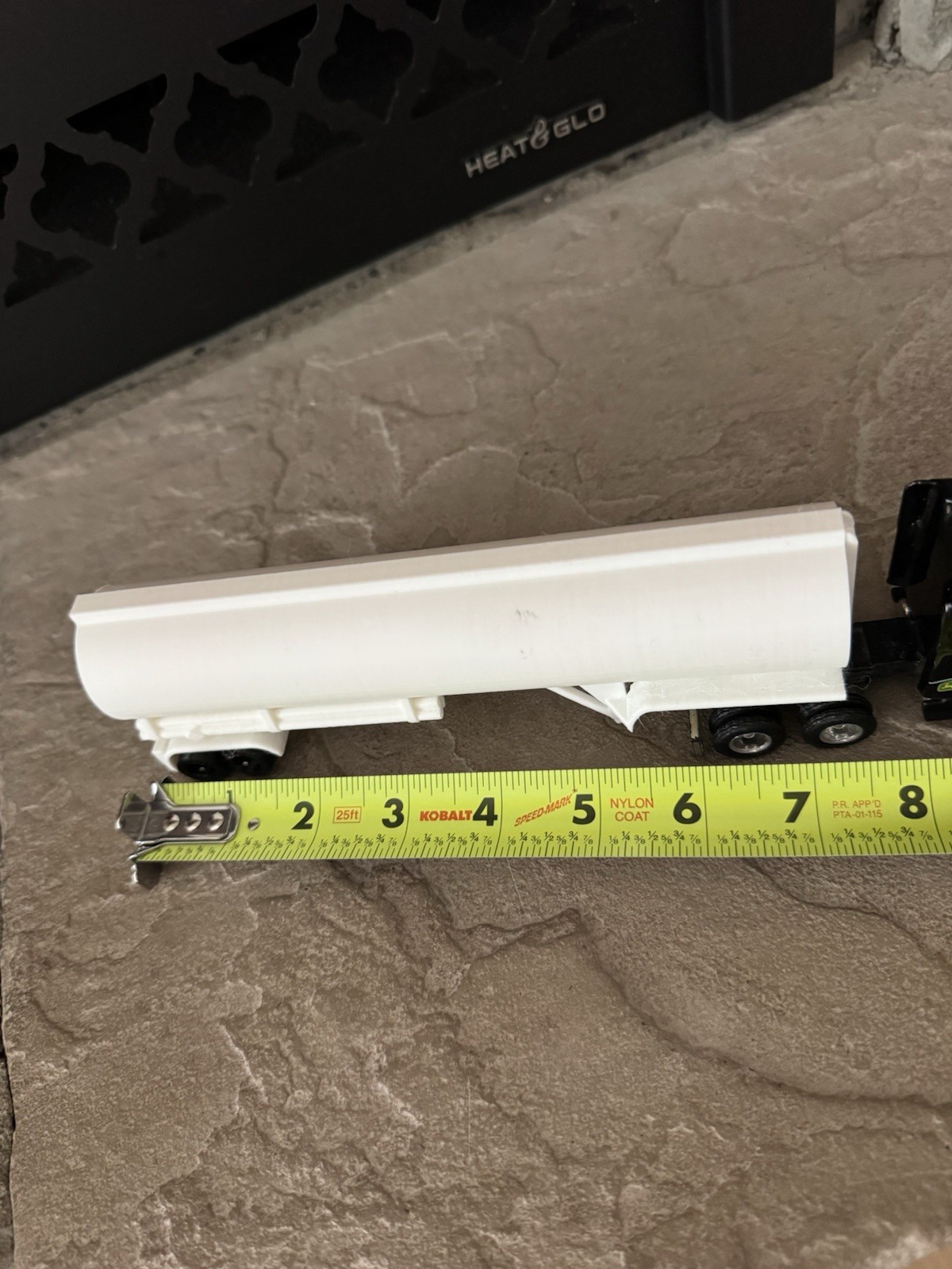 1:64 Scale Sliver (looks Like Alum) Tanker trailer – 3D printed