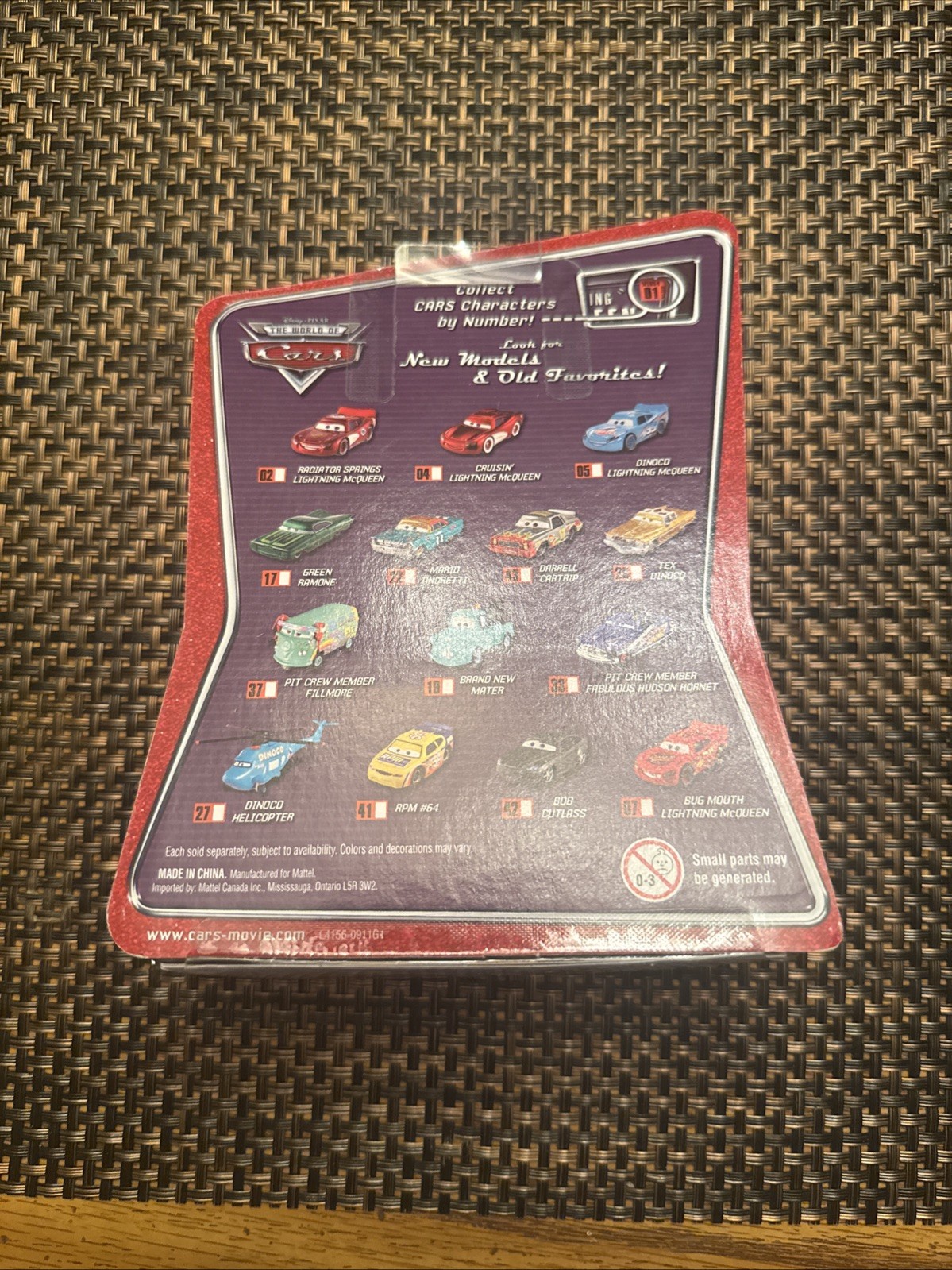 Mattel Disney Pixar The World of Cars #27 Diecast Dinoco Helicopter NIP