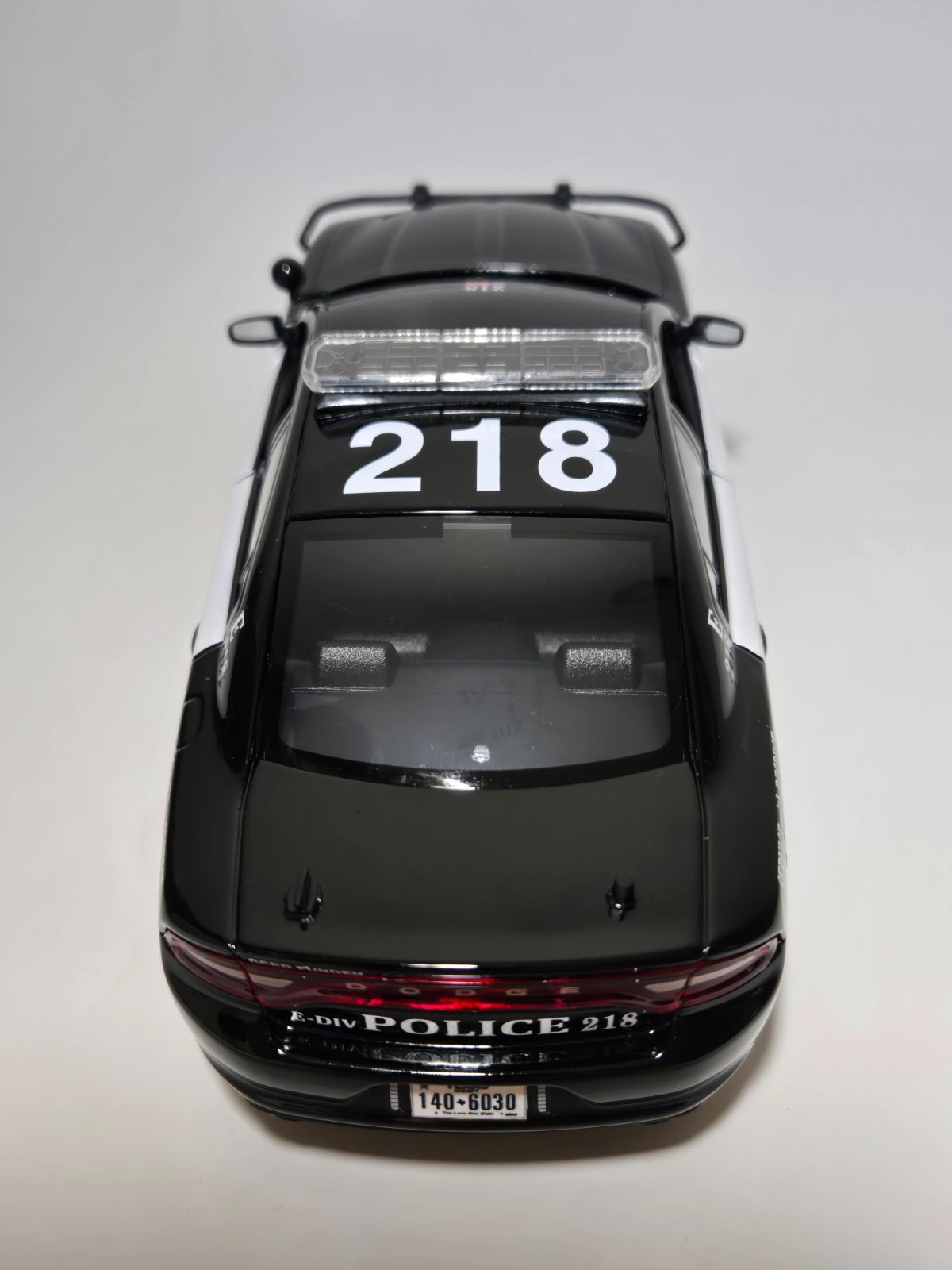 Custom 1/24th Fort Worth, Texas Police 2023 Dodge Charger Pursuit diecast model
