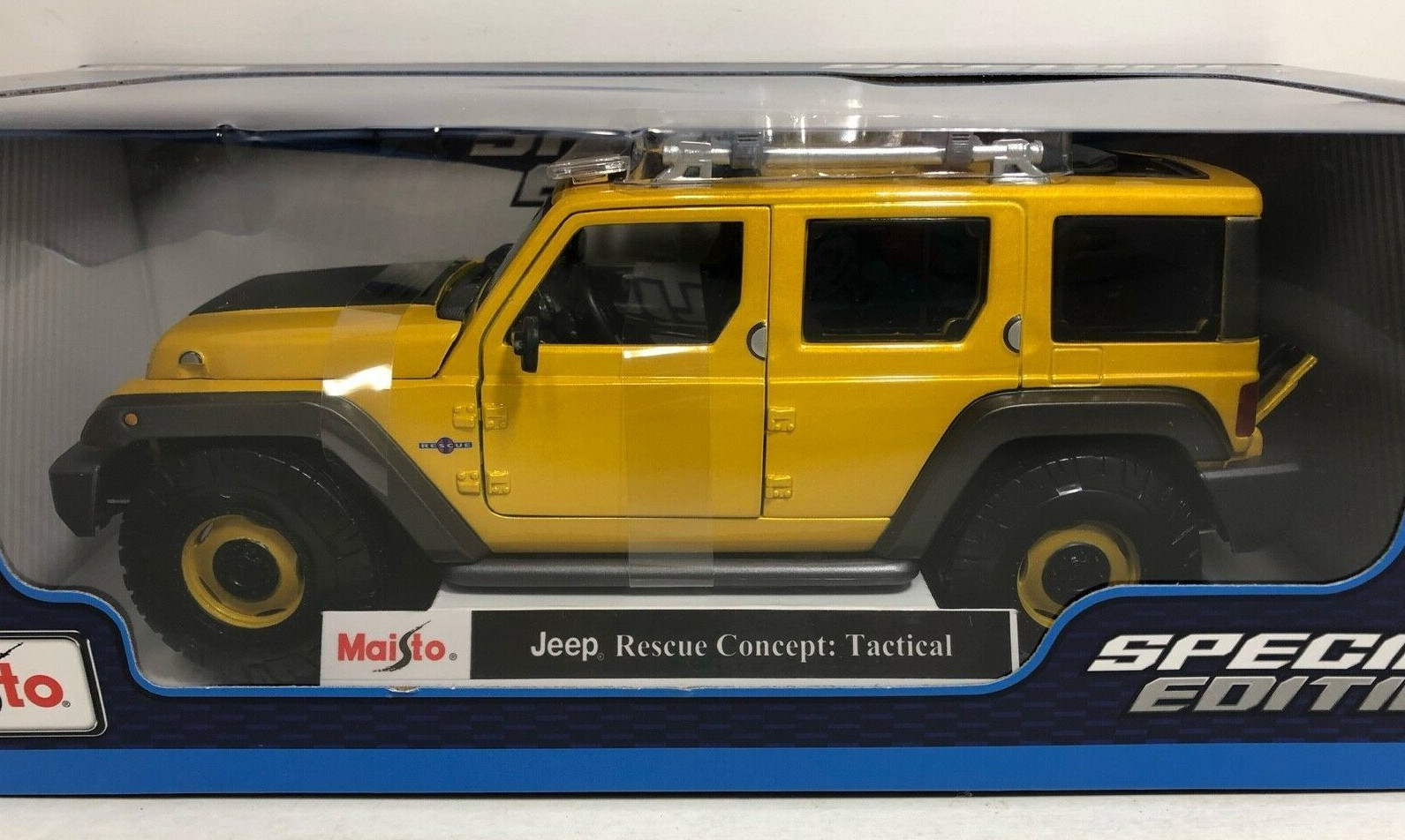 Maisto Jeep Rescue Concept Tactical, Gold 1/18 Scale Exclusive Style