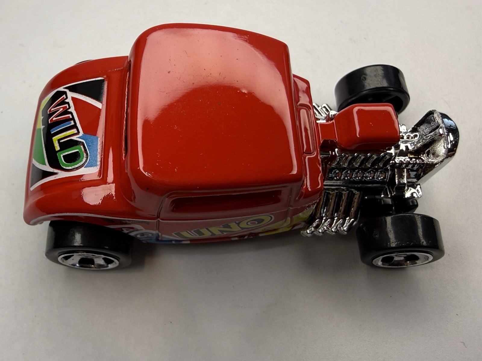Hot Wheels Mattel Games Series Red ’32 Ford Coupe 1/64 Diecast Uno Lot # 8768