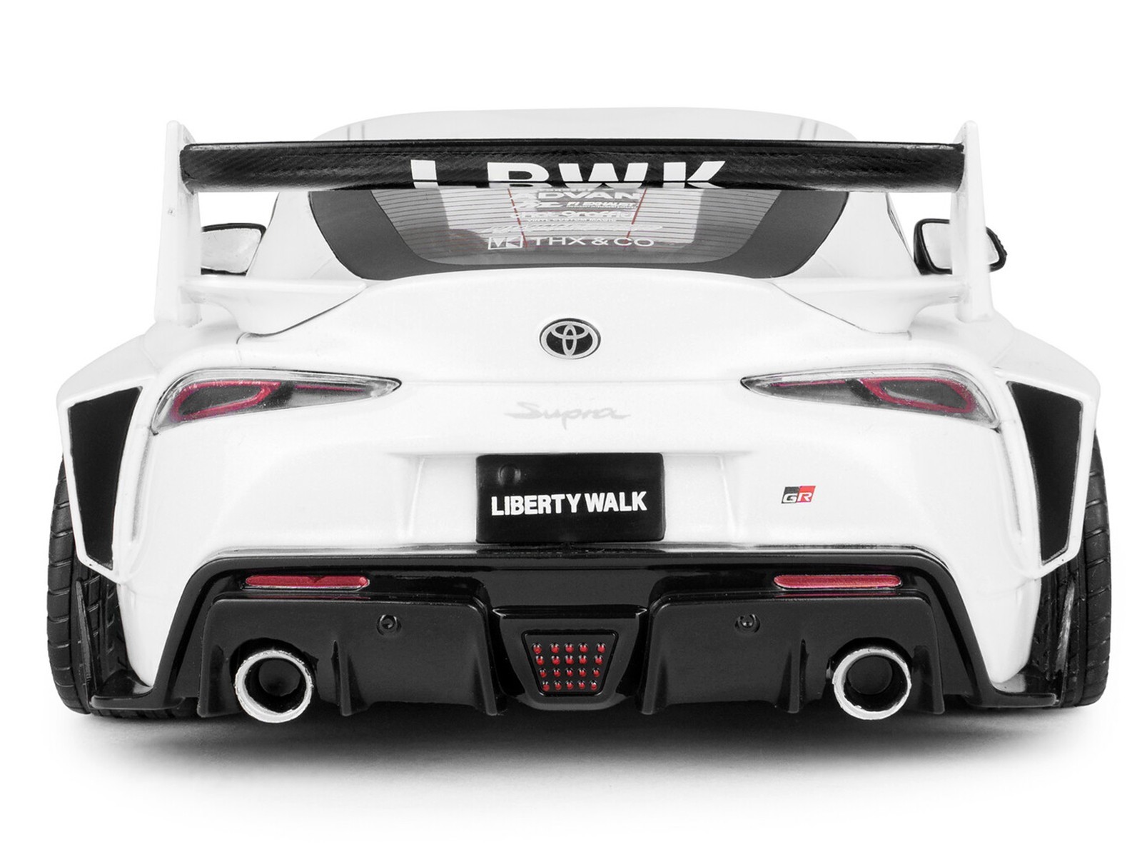 2025 TOYOTA GR SUPRA “LIBERTY WALK” WHITE 1/18 DIECAST MODEL BY SOLIDO S1815502