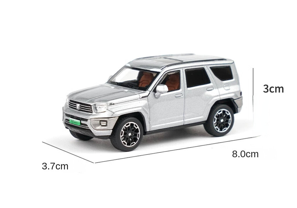 XCARTOYS 1:64 Silver Tank 700 ORV SUV Sports Model Diecast Metal Car