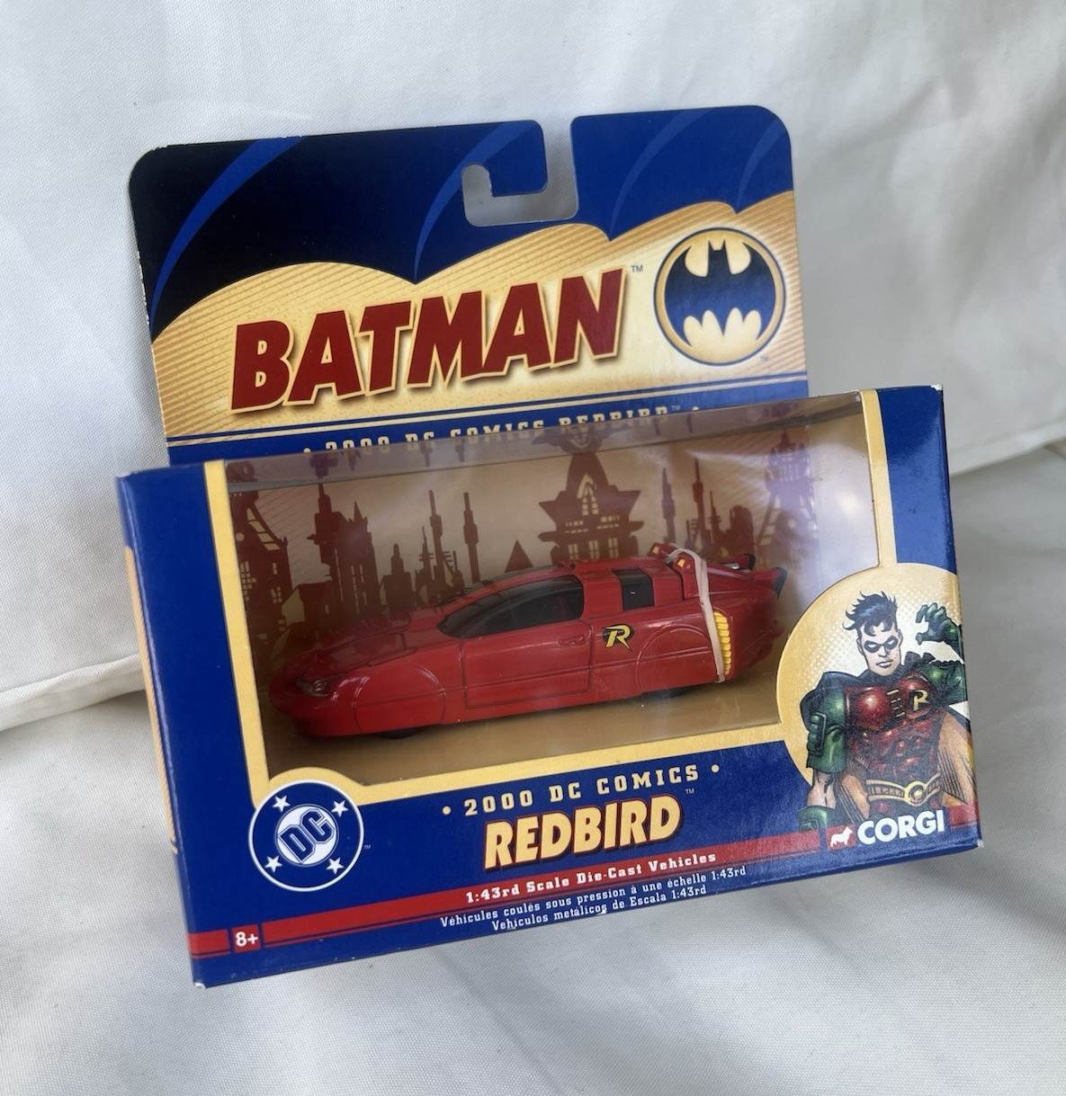 Corgi Batman Redbird RBDV1 2000 1:43 Red Diecast Car Model Unopened Box