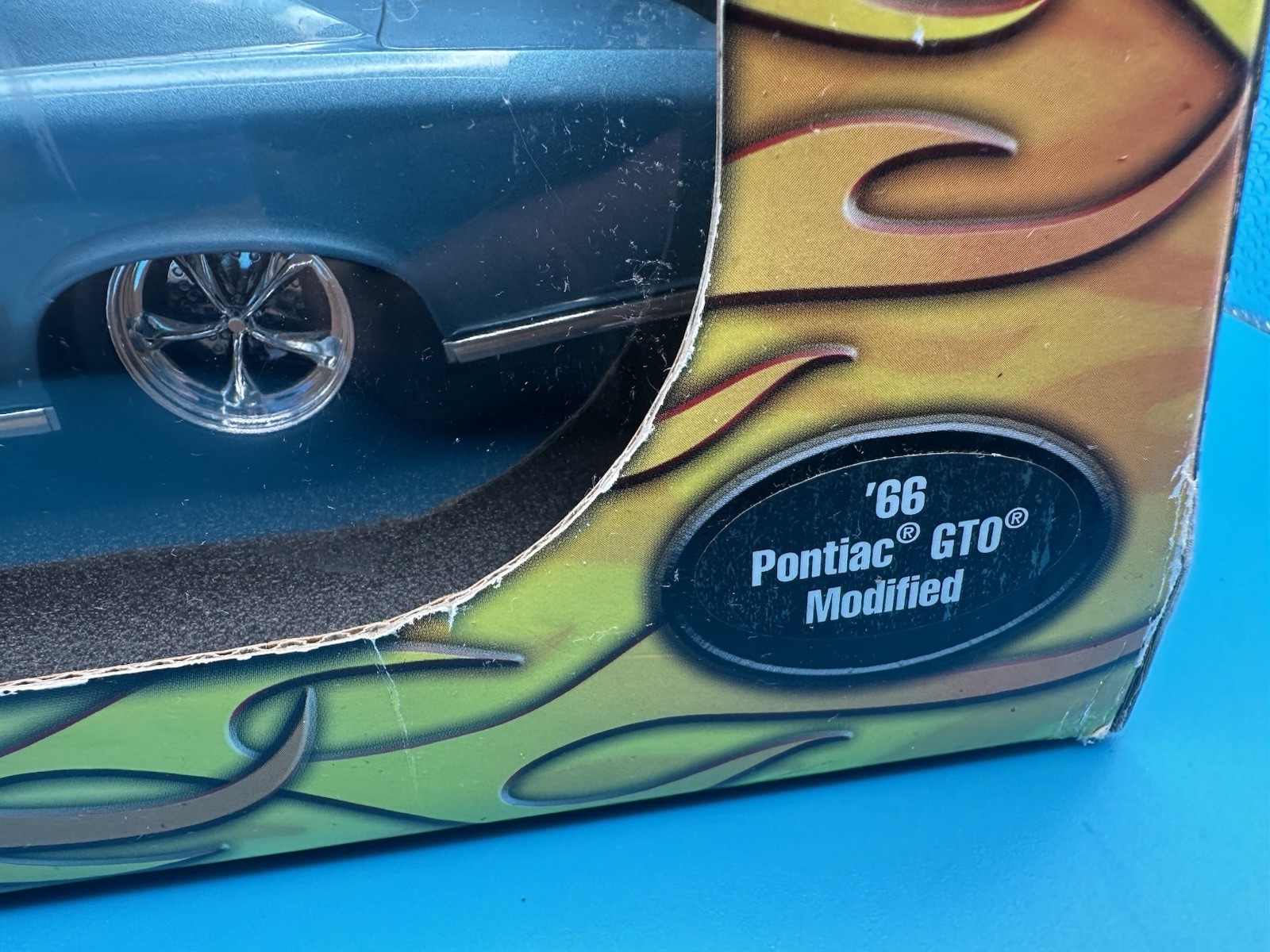 PONTIAC GTO 1966 MODIFIED HOT WHEELS Limited Edition 1:18 2003 100% metal S3C