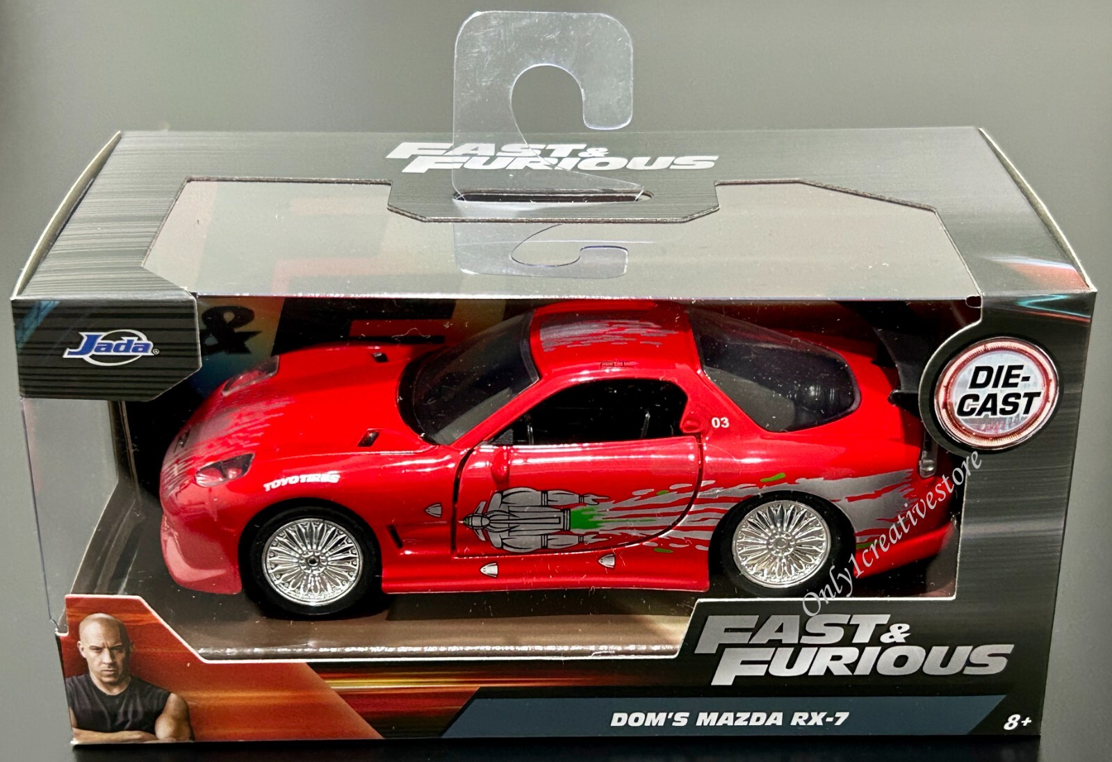 Jada Fast & Furious Dom’s Mazda RX-7 Diecast 1:32