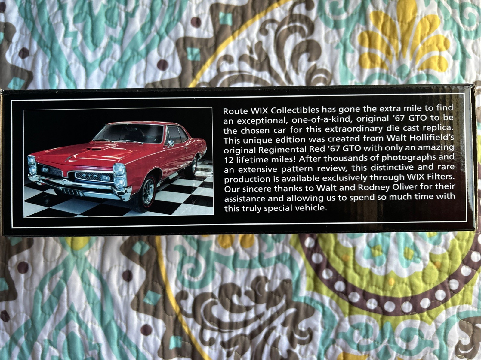 1967 Pontiac GTO Special Edition 1:24 Diecast Route WIX Collectibles Icons 2008