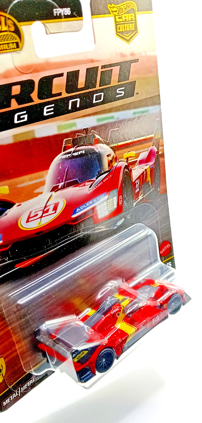 2025 Hot Wheels Premium Car Culture Circuit Legends Ferrari 499P 2/5