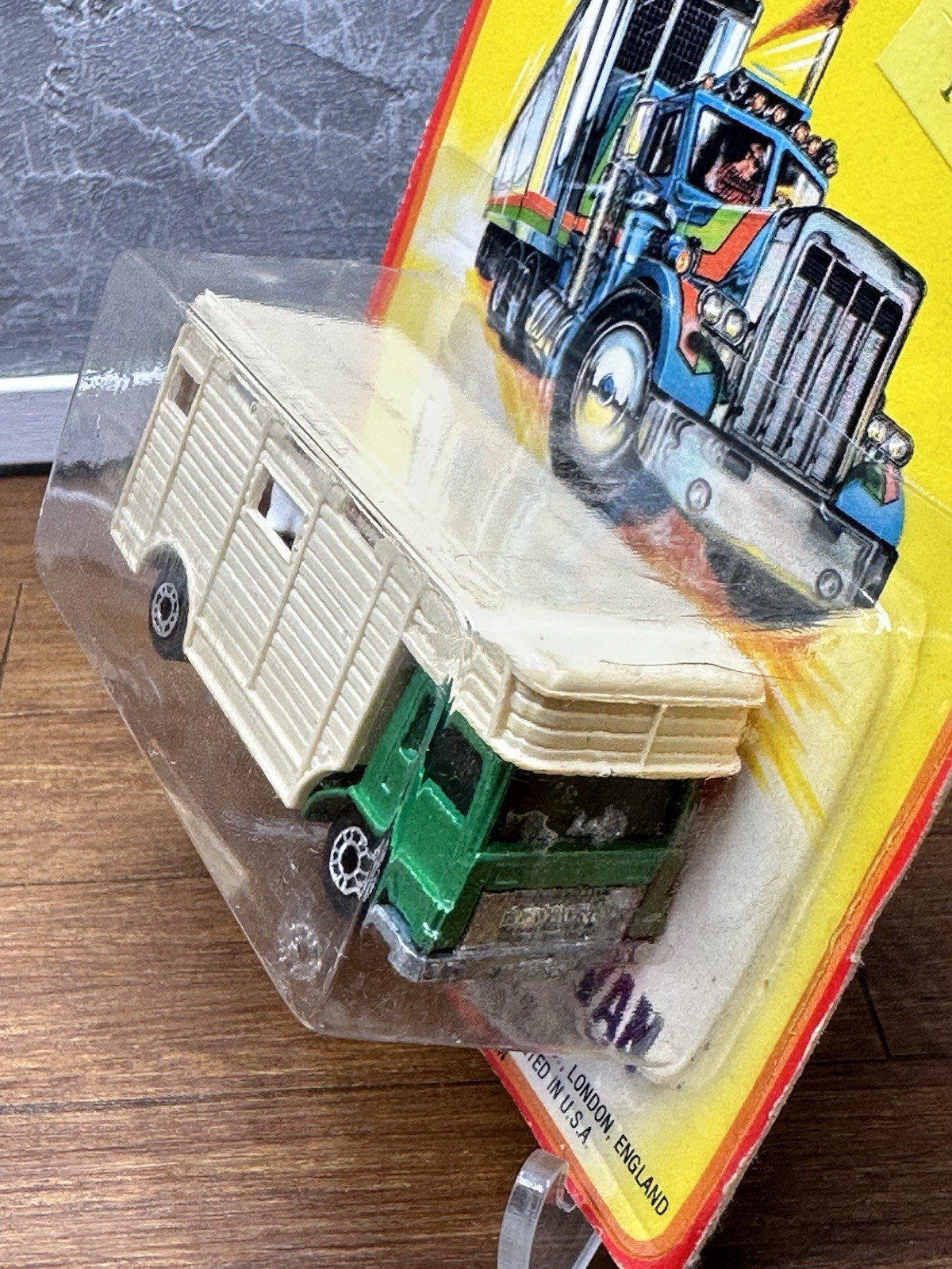 Vintage 1980 Matchbox Lesney Superfast Horse Van No. 40 Carded
