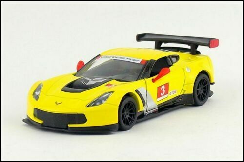 2016 Chevrolet Corvette C7.R, Chevy Corvette C7 R, Diecast Toy Car, 5”, 1/36