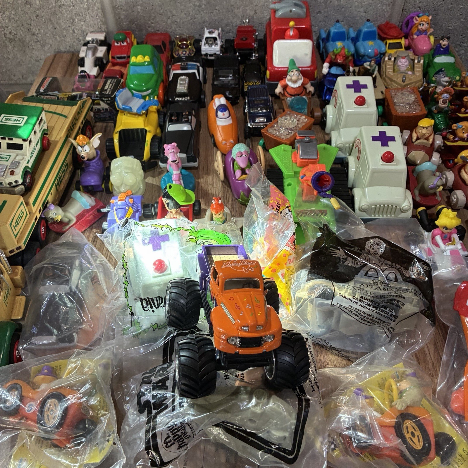 Toy Car Lot Including A Bunch Of Different Variety As Seen In Photos !!