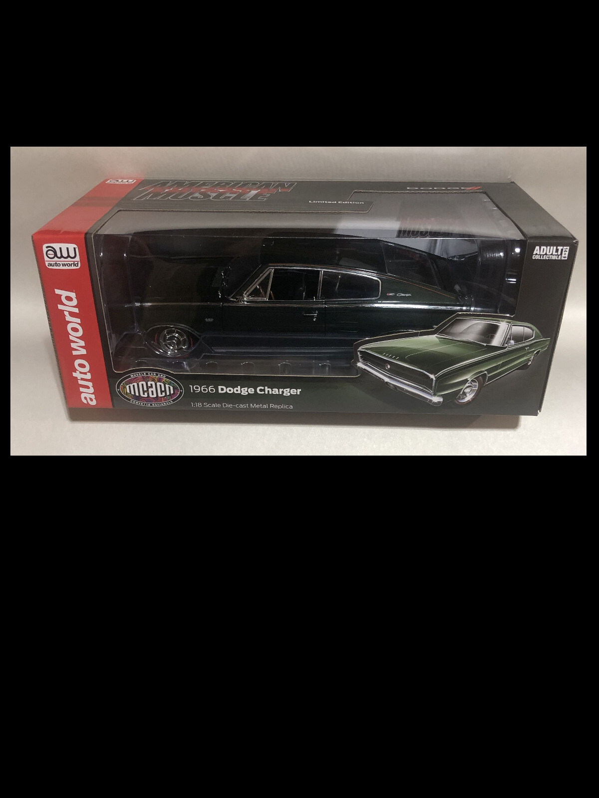 1966 Dodge Charger GREEN 1:18 1320