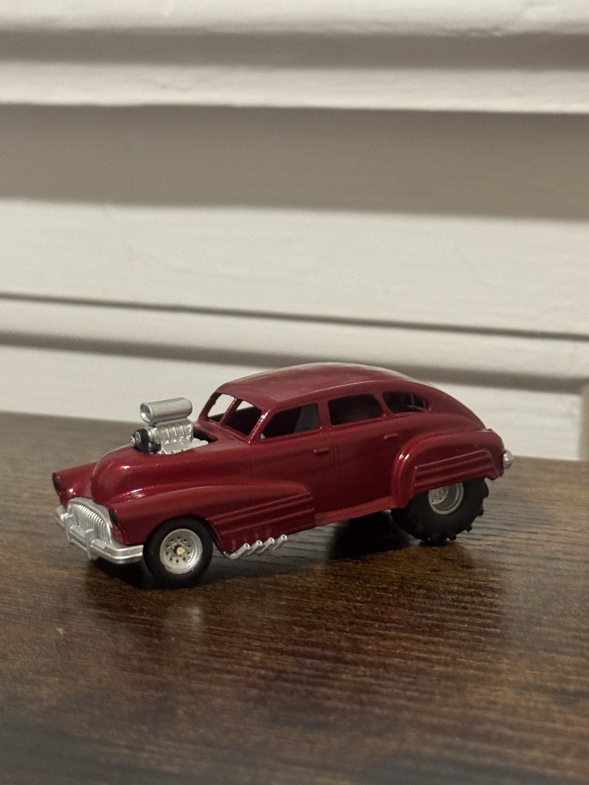 1/64 custom old school hot rod pulling car two wheel drive