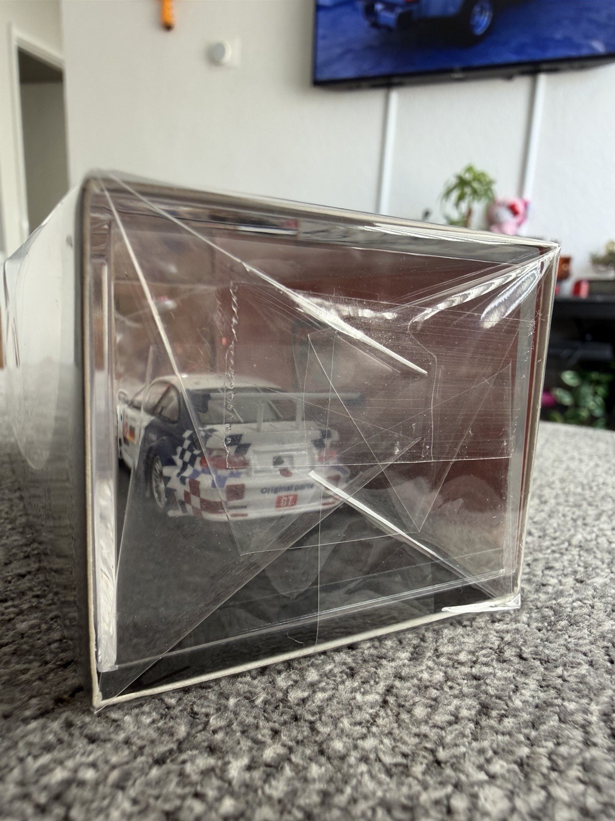DCM 1:64 White BMW M3 GTR E46 #42 Widebody Sports Model Diecast Display Car